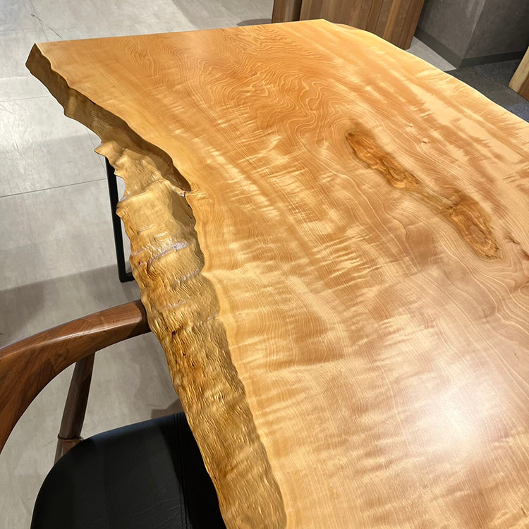 一枚板　トチ　CN-1044-2802　(W200cm)　ダイニングテーブル