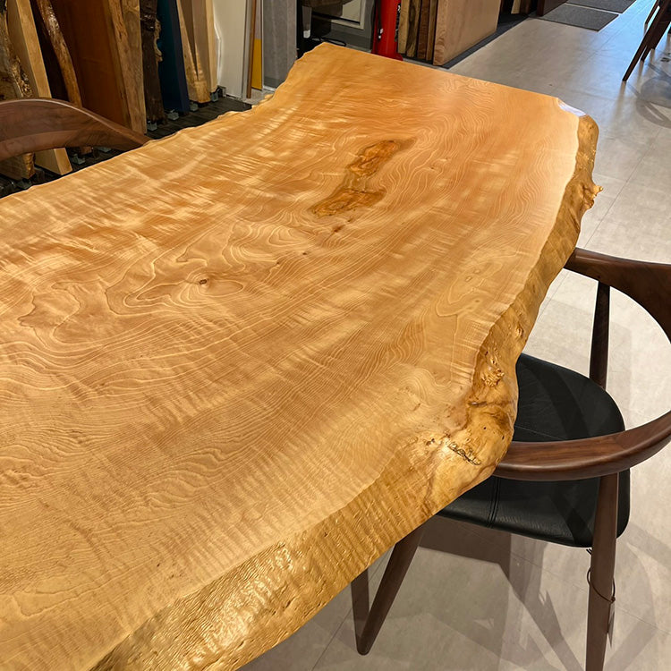 一枚板　トチ　CN-1044-2802　(W200cm)　ダイニングテーブル