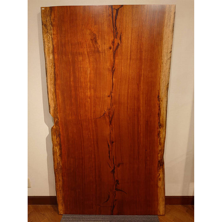 一枚板　ブビンガ　T2-2/4-7　（W200cm）　ダイニングテーブル