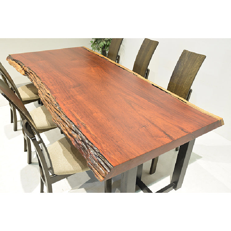 一枚板　カリン　CN-68-2804　(W235cm)アウトレット品　ダイニングテーブル