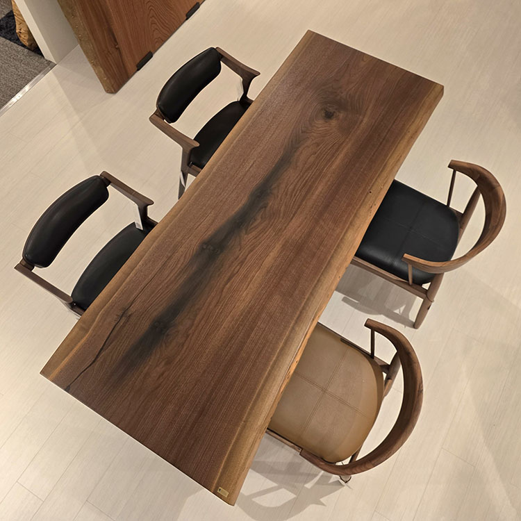 一枚板　ウォールナット　C27-3　(W180cm)　アウトレット品　ダイニングテーブル