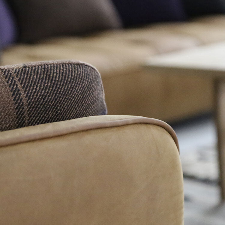 オピアムソファ 1人掛け L-1キャメル