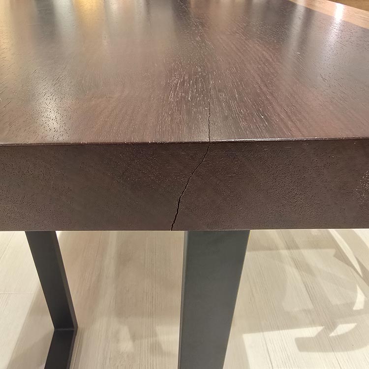 一枚板　パドック　596-2/2-24-1　(W200cm)　アウトレット品　ダイニングテーブル