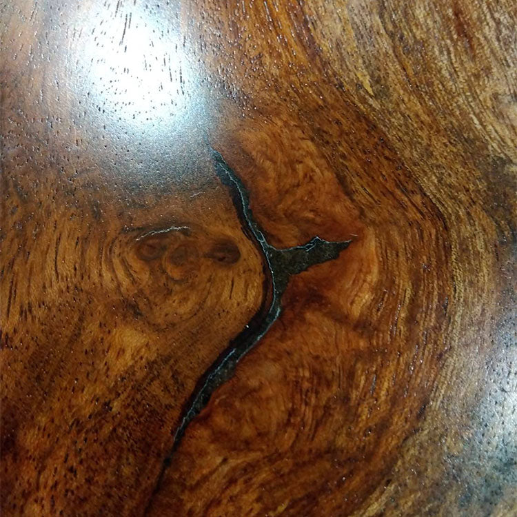 【SOLD OUT】一枚板　ブビンガ　SK-4-4-4　(W160cm)　ダイニングテーブル