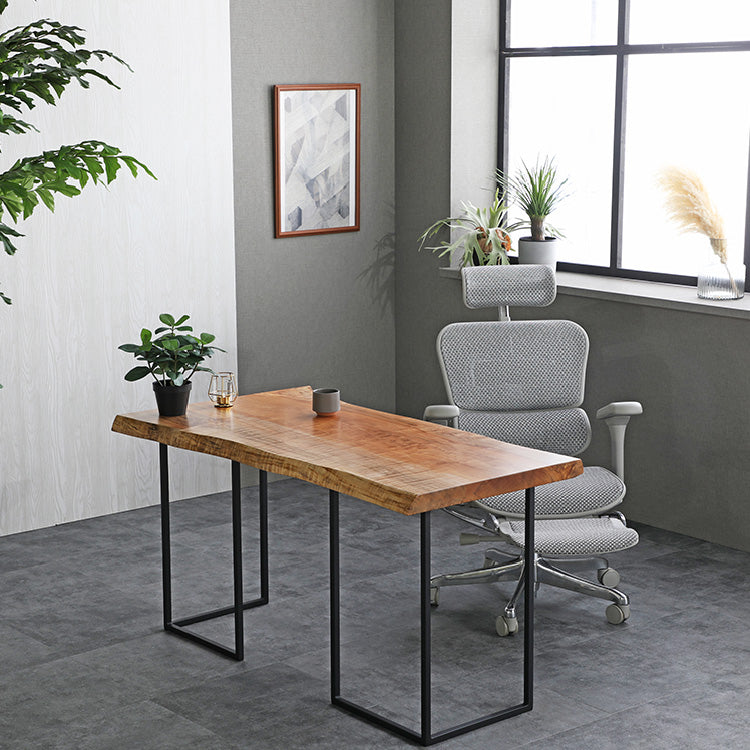 【ダイニング/デスク用】 L型鉄脚　ブラック　※2本1組