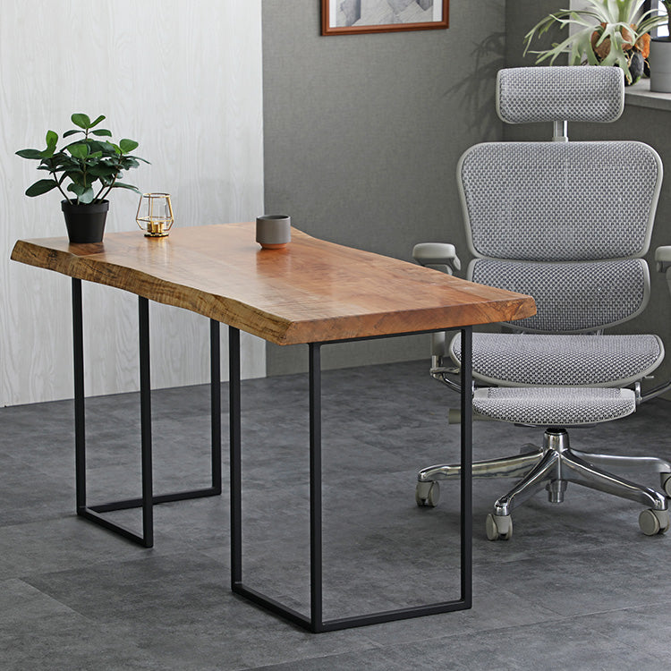 【ダイニング/デスク用】 L型鉄脚　ブラック　※2本1組