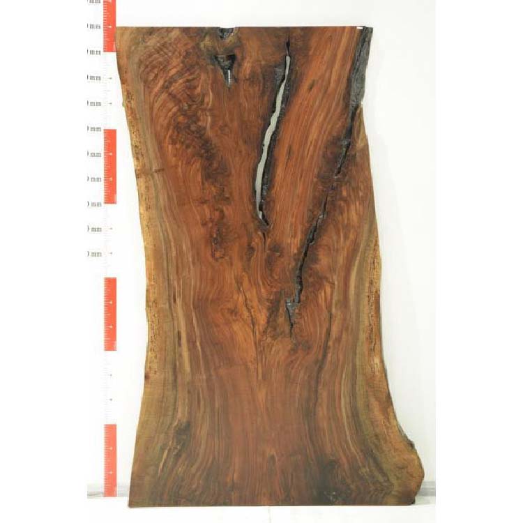 【SOLD OUT】一枚板　クラロウォールナット　P7-7　(W190cm)（杢）ダイニングテーブル