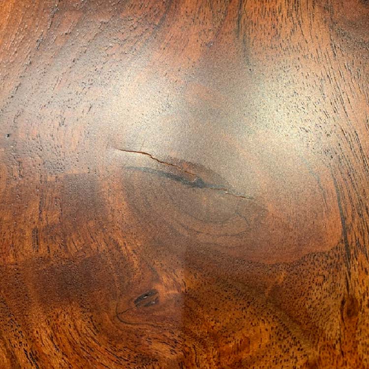 【SOLD OUT】一枚板　クラロウォールナット　P7-7　(W190cm)（杢）ダイニングテーブル