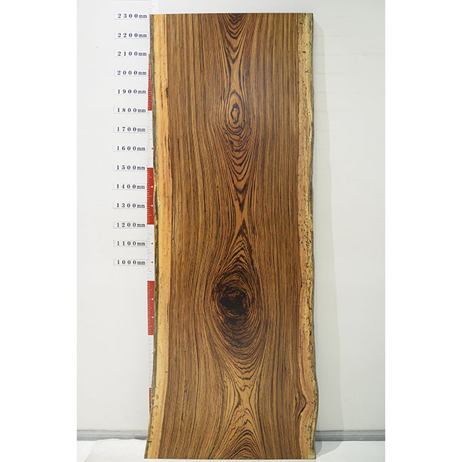 一枚板　ゼブラウッド　1003-3/3-10　(W230cm)　アウトレット品　ダイニングテーブル