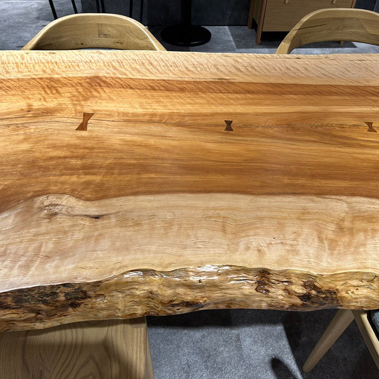 一枚板　アサダ(杢)　59　(W215cm)　ダイニングテーブル