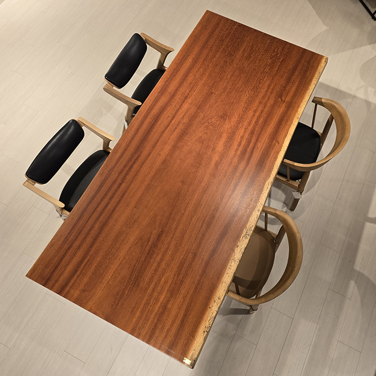 一枚板　アパ　598-1/3-5　(W190cm)　アウトレット品　ダイニングテーブル