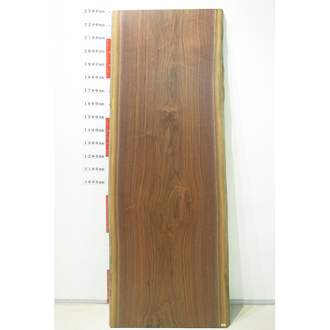 一枚板　ウォールナット　B52-11-2　(W230cm)　アウトレット品　ダイニングテーブル
