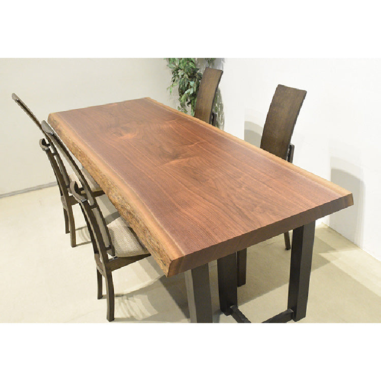 一枚板　ウォールナット　B52-11-2　(W230cm)　アウトレット品　ダイニングテーブル
