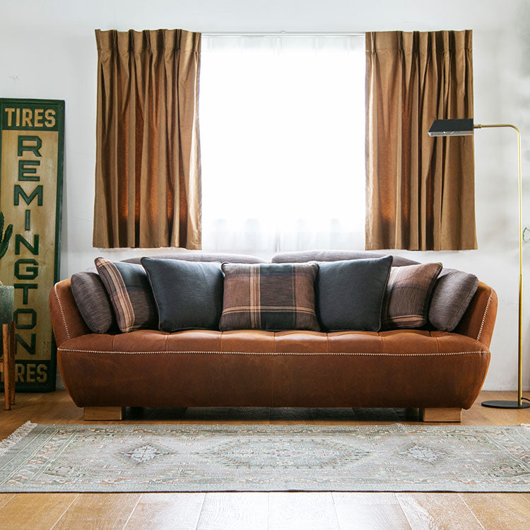 オピアムフレンズソファ 2.5人掛け L-4ブラウン