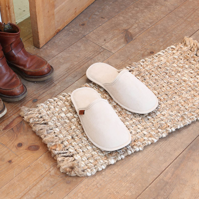 コーデュロイ スリッパ