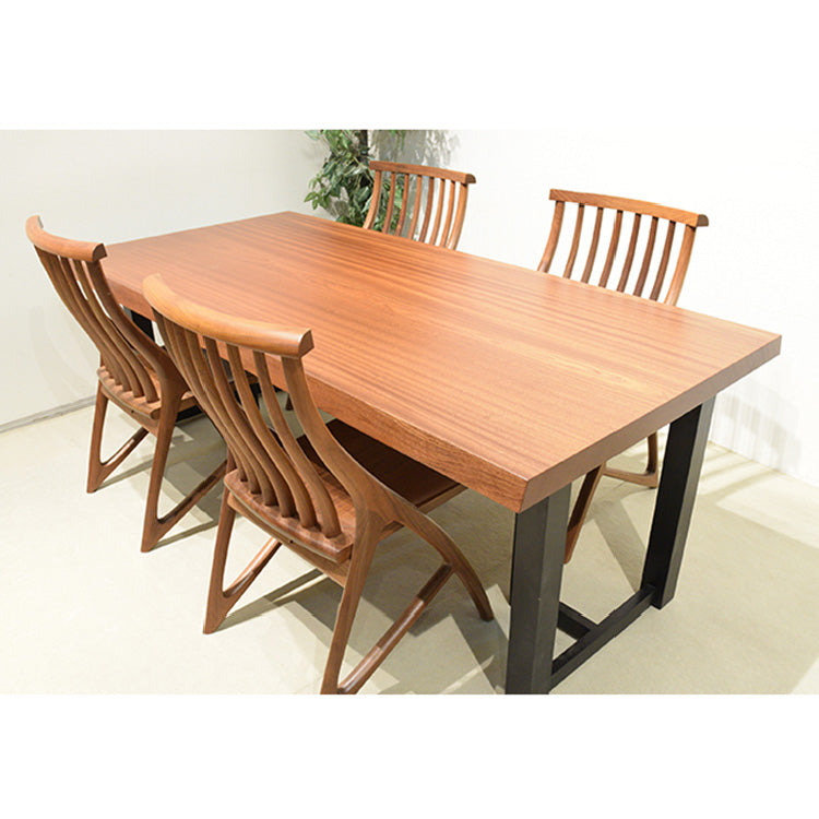一枚板　サペリ　581-1/2-2-2　(W200cm)　アウトレット品　ダイニングテーブル