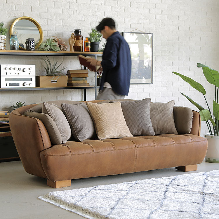 オピアムソファ 2.5人掛け SLTオーカーブラウン｜家具・インテリア通販