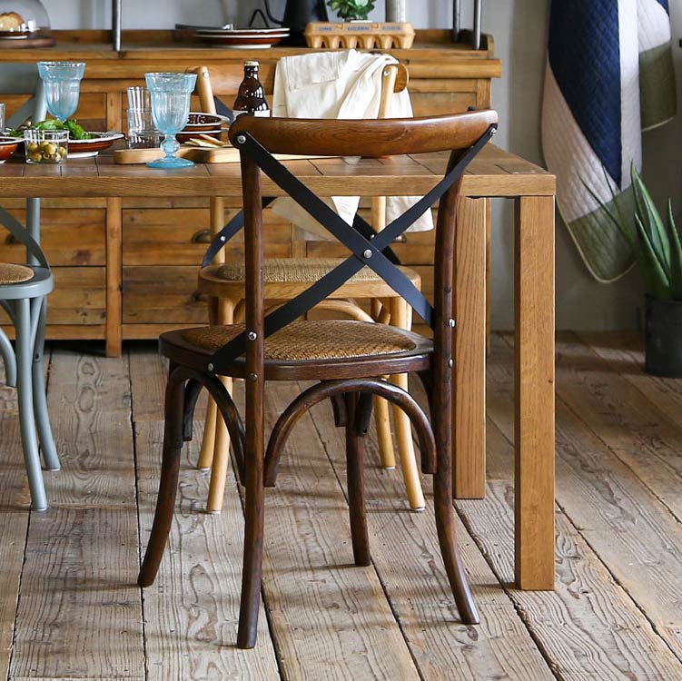 クロスバック ダイニングチェア