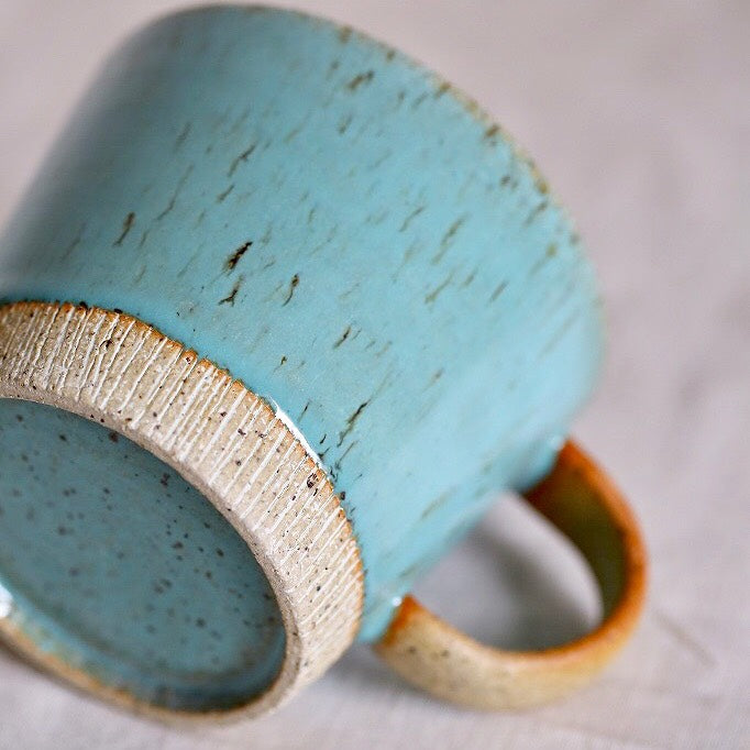 ターコイズブルーペアマグ