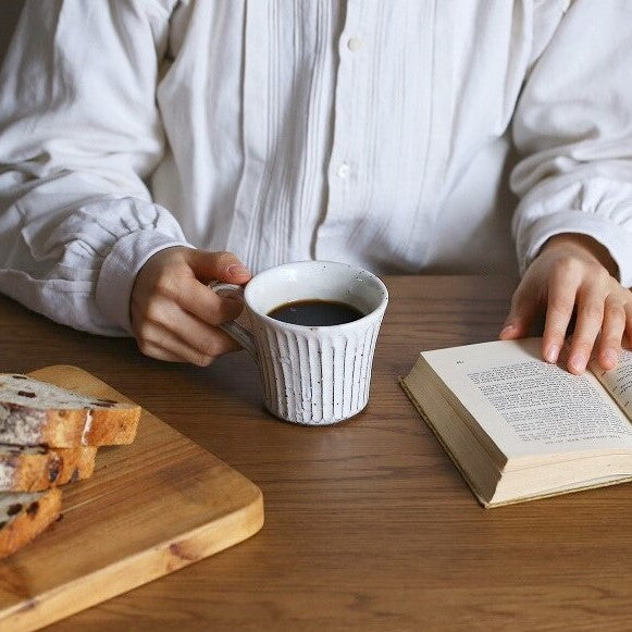 粉引削ぎ目ペアマグ