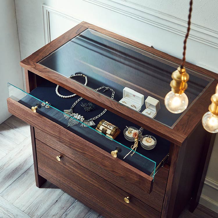 コーニス コレクションチェスト 幅70cm ロータイプ