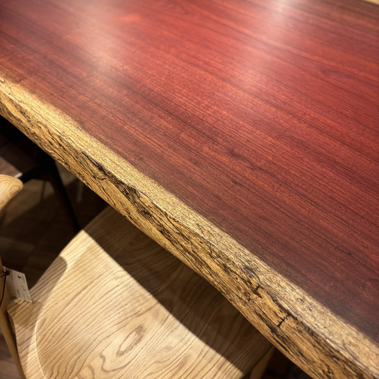 一枚板　パープルハート　644-1/2-2-2　(W180cm)　アウトレット品