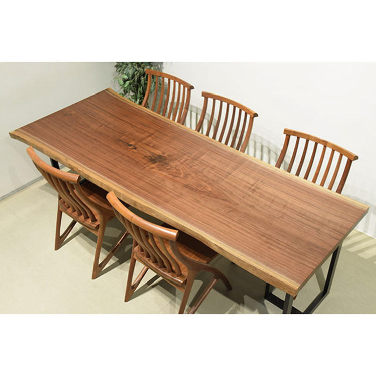 【SOLD OUT】一枚板　ウォールナット(杢)　142-12　(W240cm)　ダイニングテーブル
