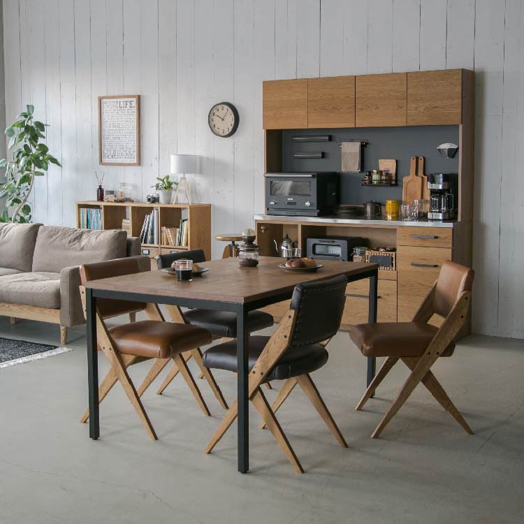 ゼット ダイニングチェア 肘無