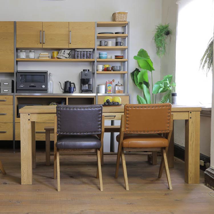 ゼット ダイニングチェア 肘無