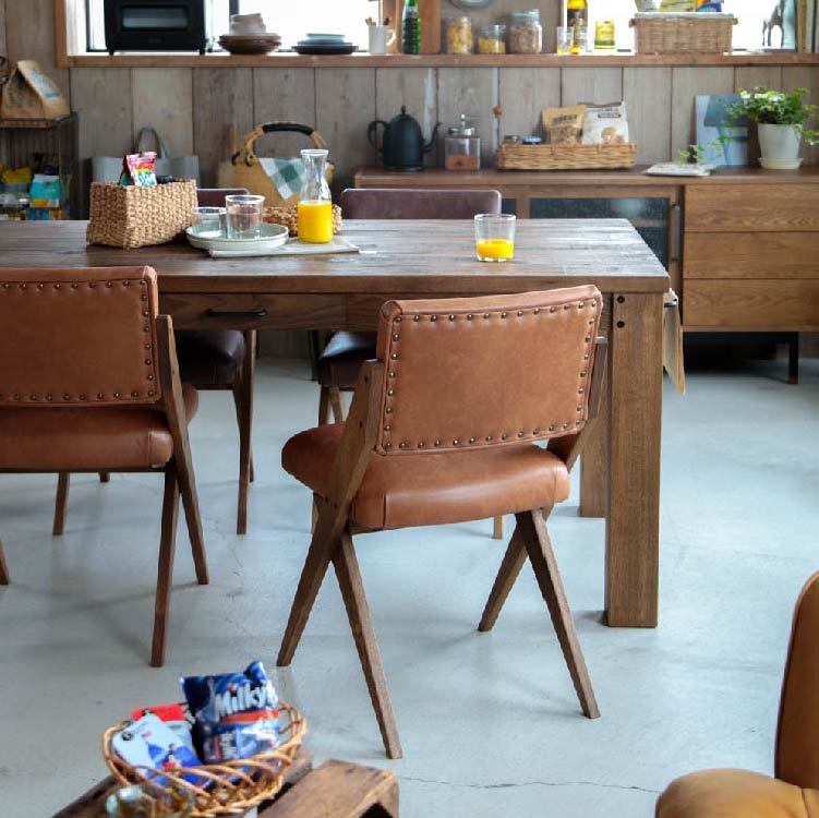 ゼット ダイニングチェア 肘付