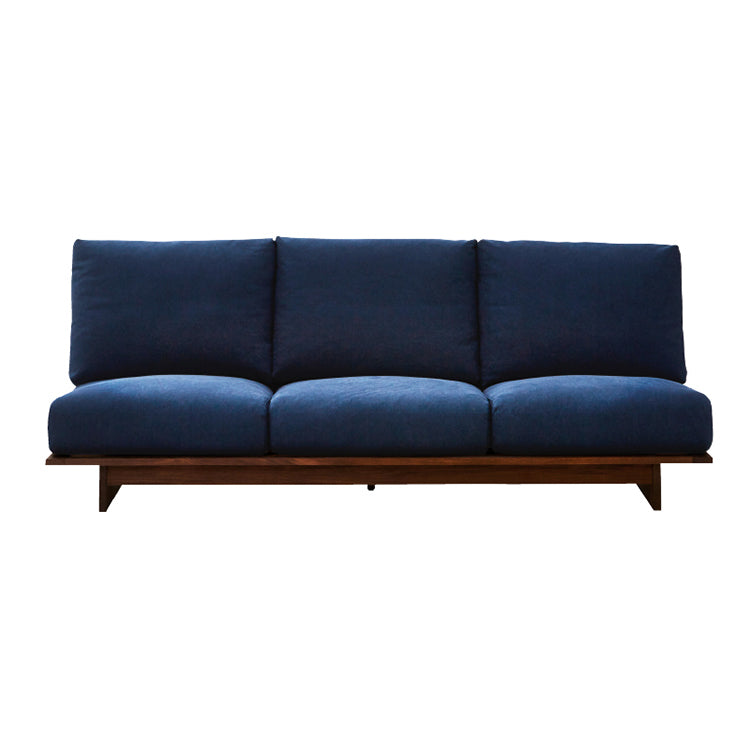 アルジ 3.5人掛けソファ ウォールナット 背面3分割+座面1分割