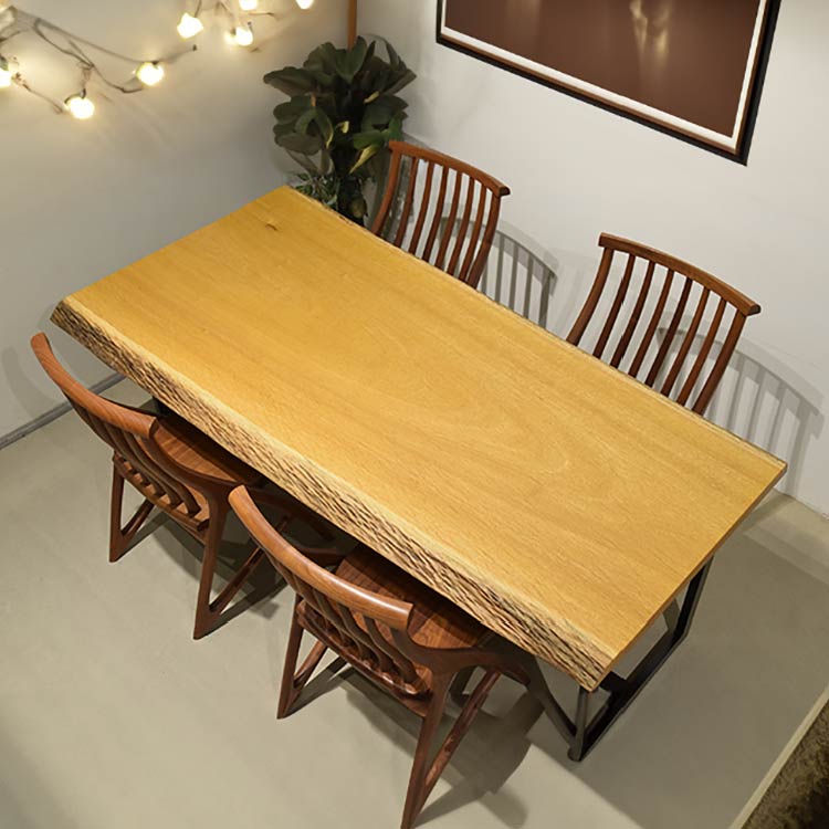 一枚板　モビンギ　131029-3701-3　(W200cm)　アウトレット品　ダイニングテーブル