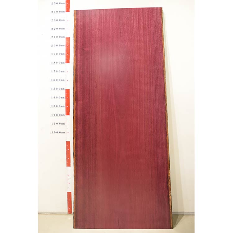 【SOLDOUT】一枚板　パープルハート　605-1/2-10-3　(W240cm)　アウトレット品