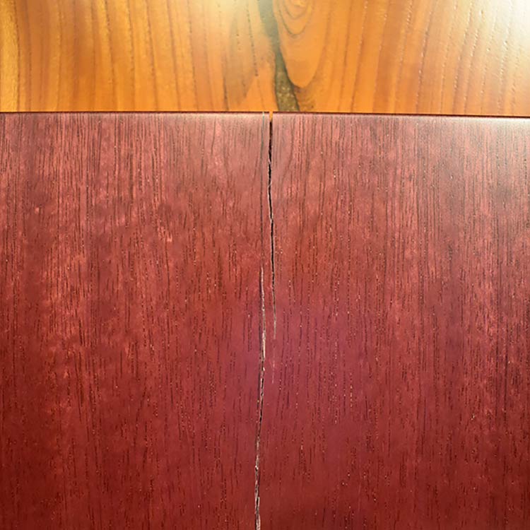 一枚板　パープルハート　605-1/2-11-1　(W200cm)　アウトレット品