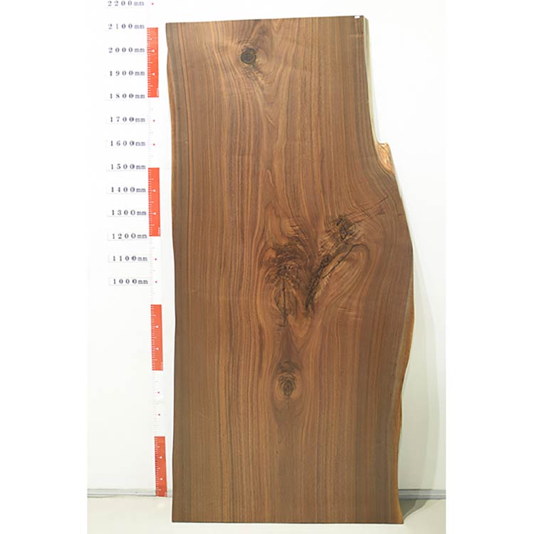 【SOLD OUT】一枚板　ウォールナット　129808-11　(W210cm)　アウトレット品