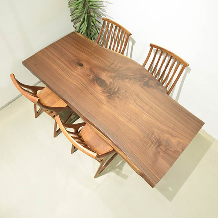 【SOLD OUT】一枚板　ウォールナット　129808-11　(W210cm)　アウトレット品