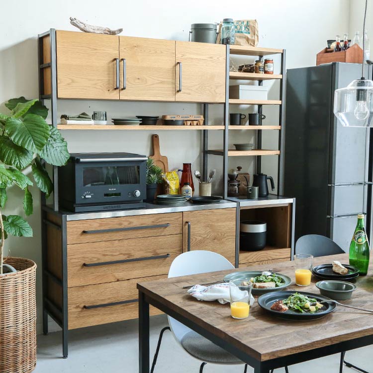 アトランダム ユニットシェルフ 120cm Ｂタイプ