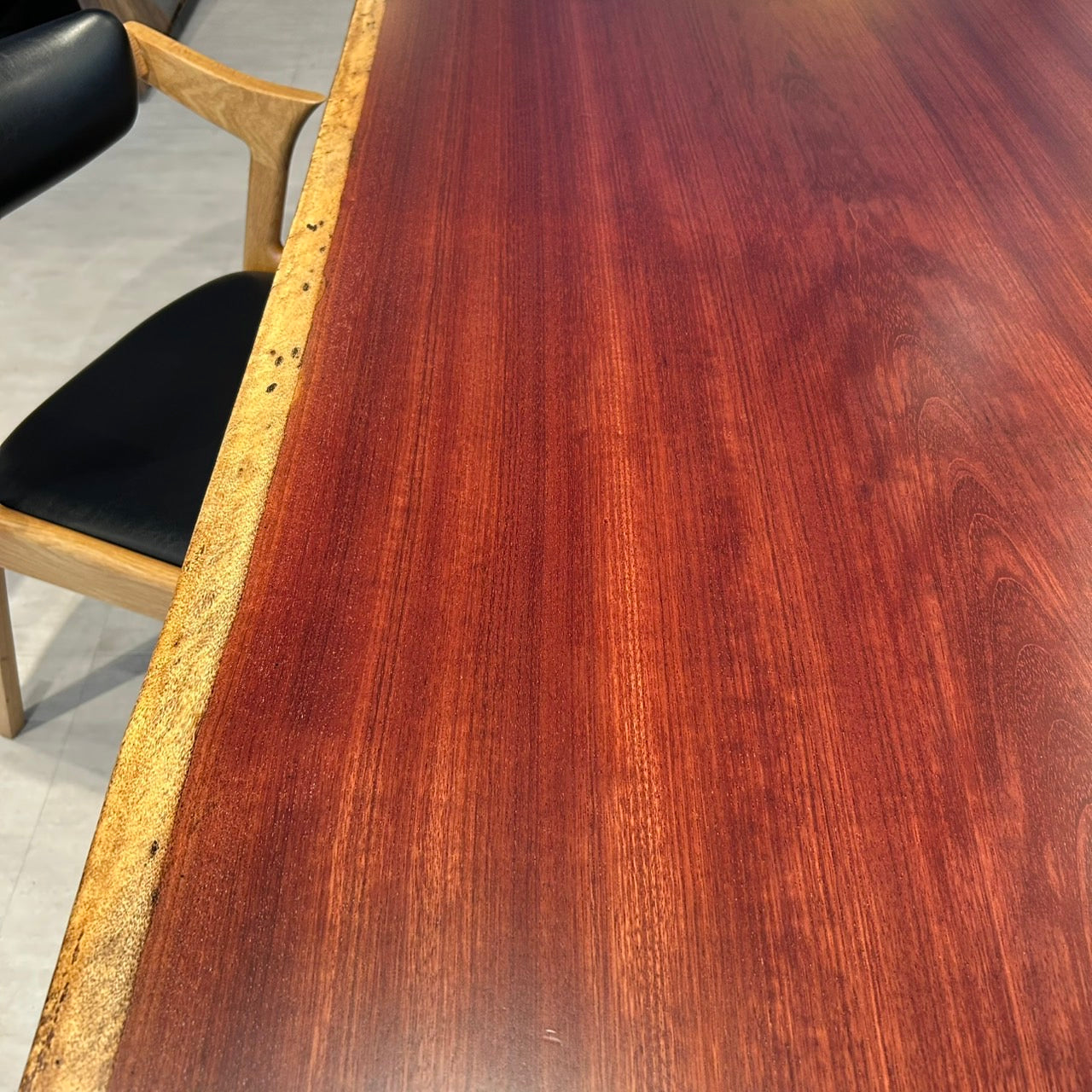 一枚板　パープルハート　702-2/2-9-1　(W180cm)　ダイニングテーブル