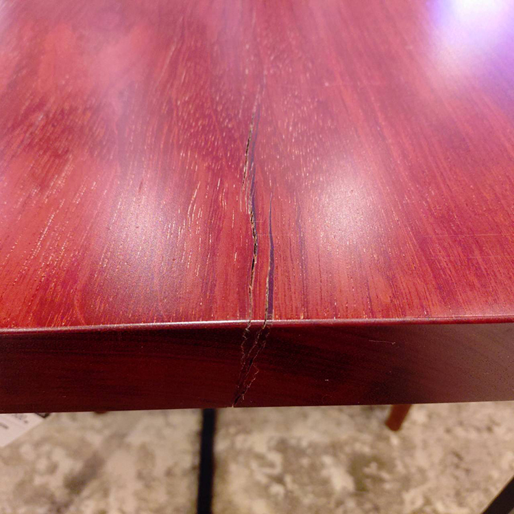 一枚板　パープルハート　702-2/2-10-2　(W200cm)　ダイニングテーブル