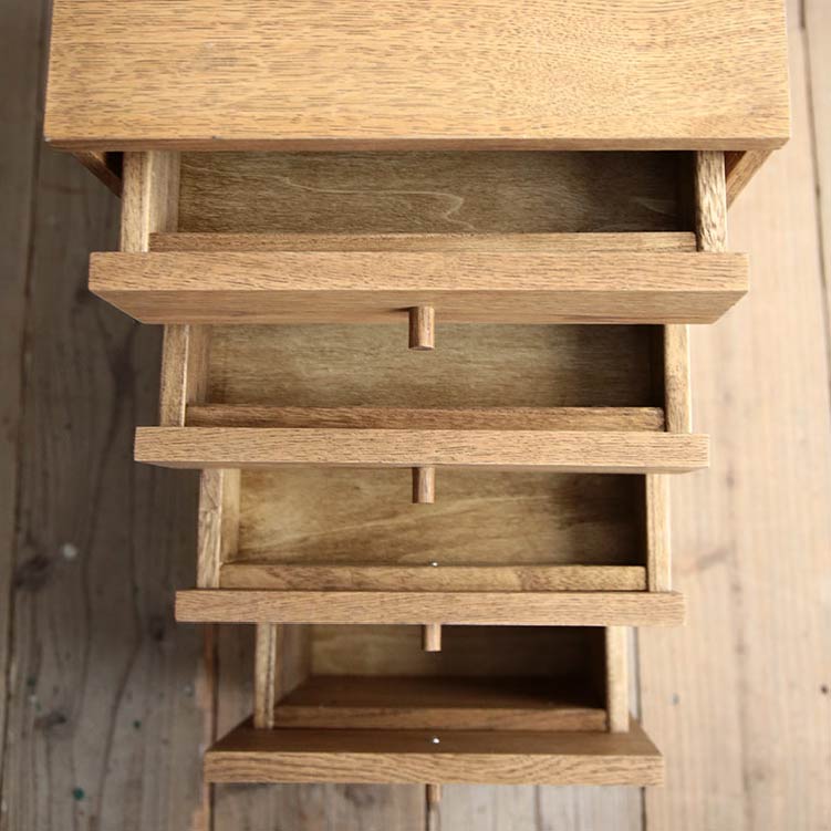 エール デスク ワゴン 3段