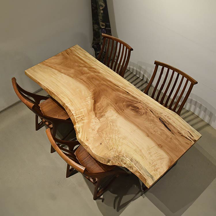 【SOLD OUT】一枚板　トチ　1200-4　(W200cm)　アウトレット品