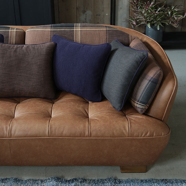 オピアムソファ 2.5人掛け リサイクルレザーキャメル