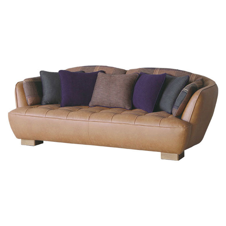 オピアムソファ 3人掛け リサイクルレザーキャメル