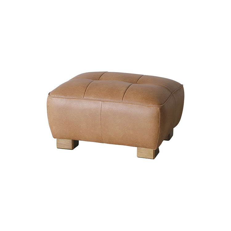 オピアムソファ スツール リサイクルレザーキャメル