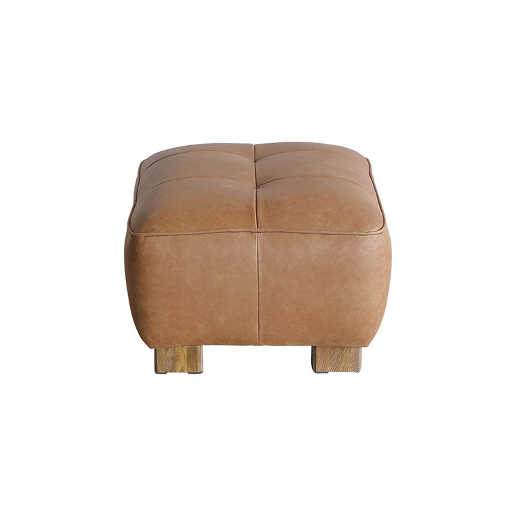 オピアムソファ スツール リサイクルレザーキャメル