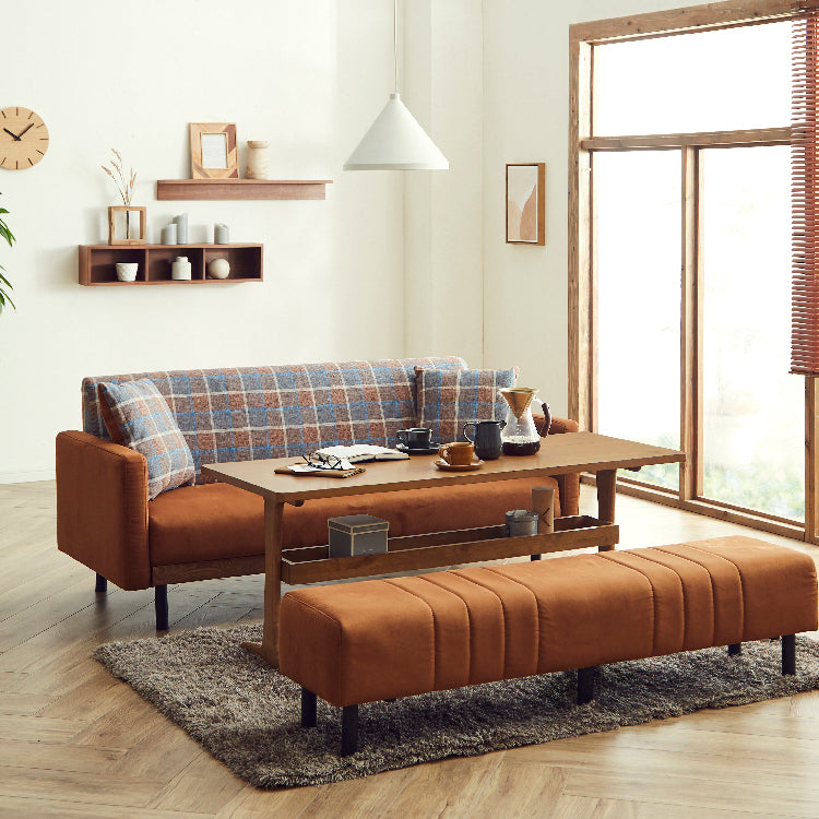 2.5P ラモーン キャメル(LF)/ストライプ ｜家具・インテリア通販の関