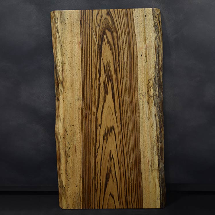 【SOLDOUT】一枚板　ゼブラウッド　1001-2/2-12-2　(W150cm)　アウトレット品