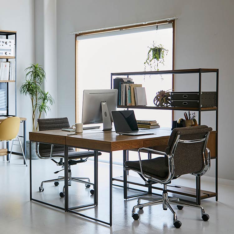 ドック デスク 引出無