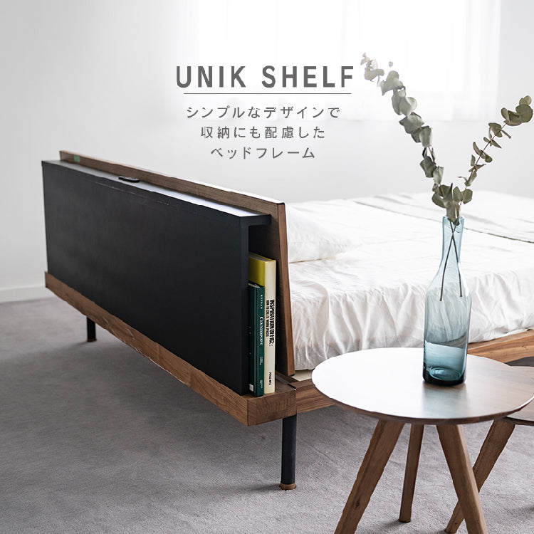 ジモティー見た！で5%OFF【ダブルベッド】関家具(ベッドフレーム) UNIK