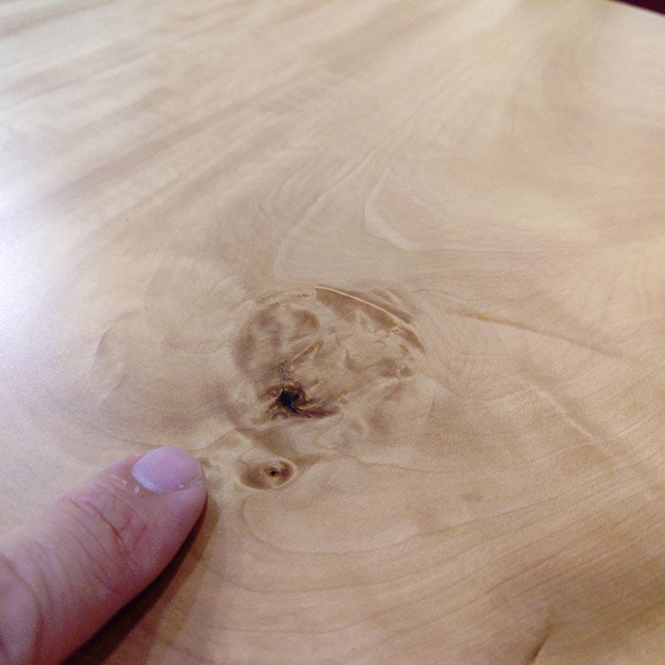 一枚板　トチ(杢)　1207-4　(W220cm)　ダイニングテーブル